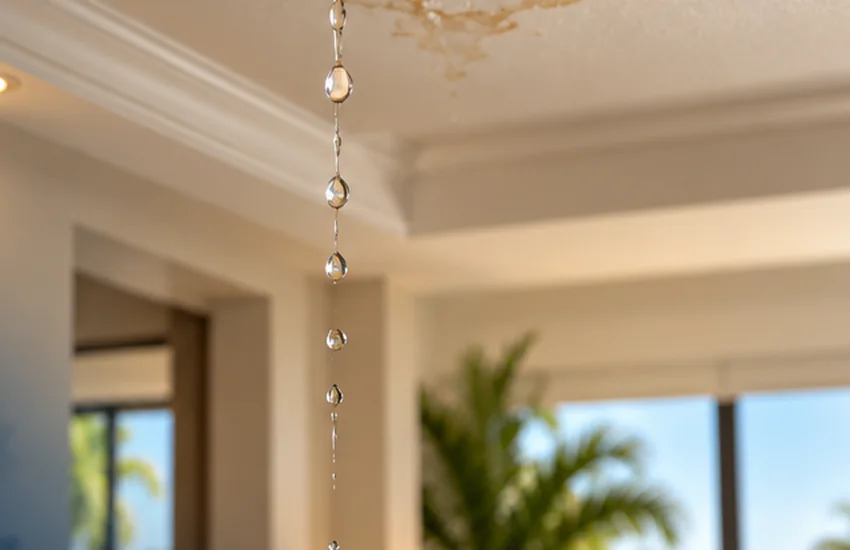 Illustrative water damage photo